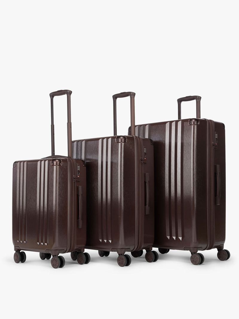 CALPAK Ambeur 3pc set in brown walnut