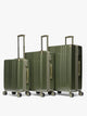 CALPAK Ambeur 3pc dark green Pine Luggage Set; LAM3000-PINE