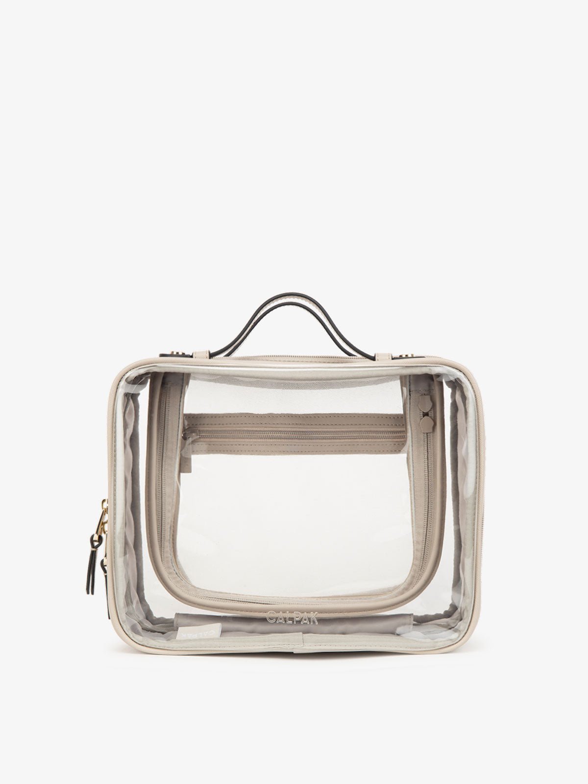 CALPAK white transparent makeup bag