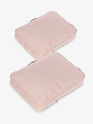 CALPAK large compression packing cubes in pink sand; PCL2301-PINK-SAND