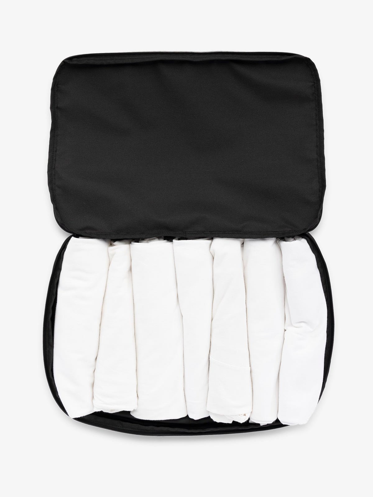 CALPAK large packing cubes for travel made with durable material in black