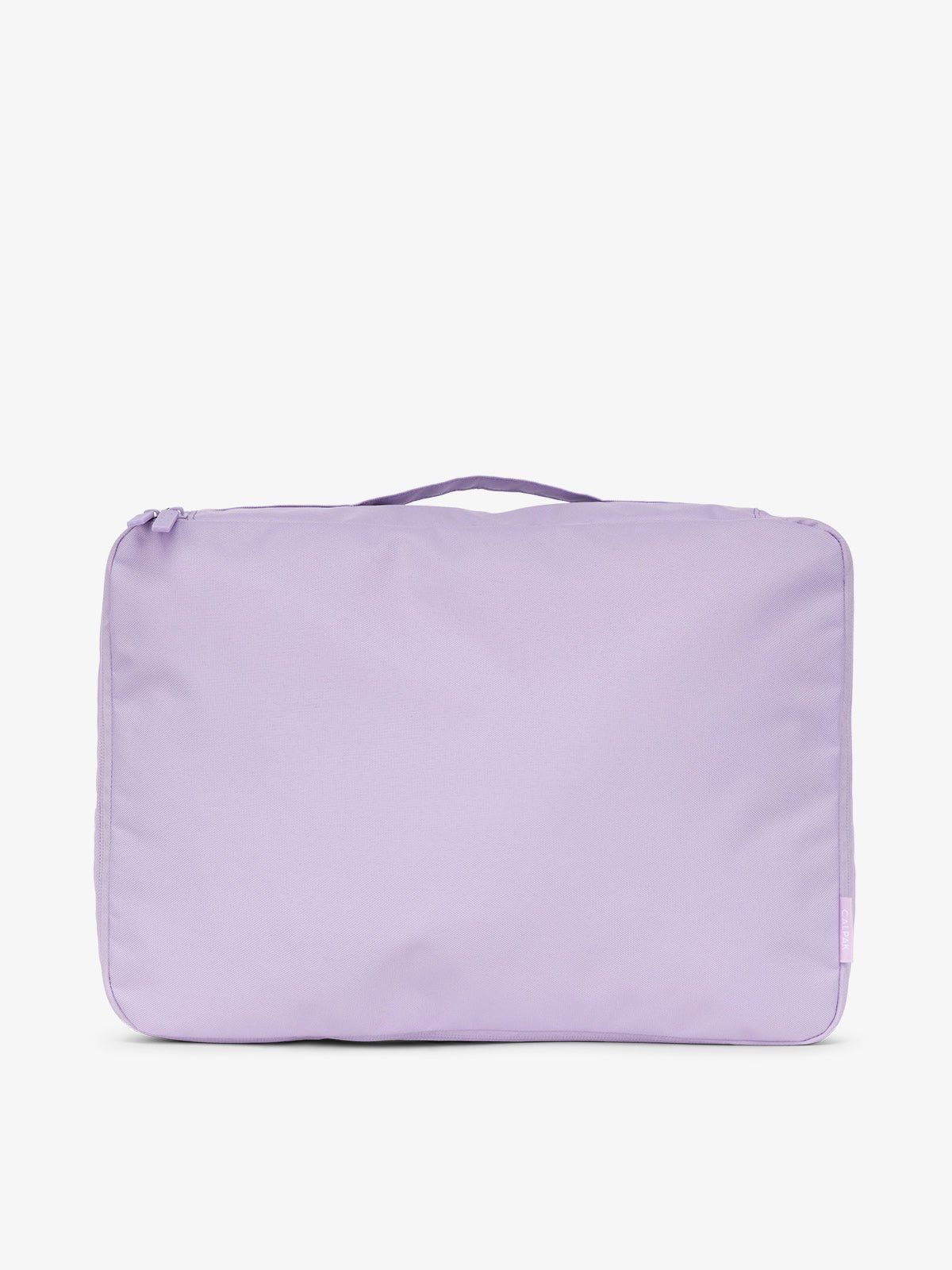 CALPAK large packing cubes with top handle in light purple