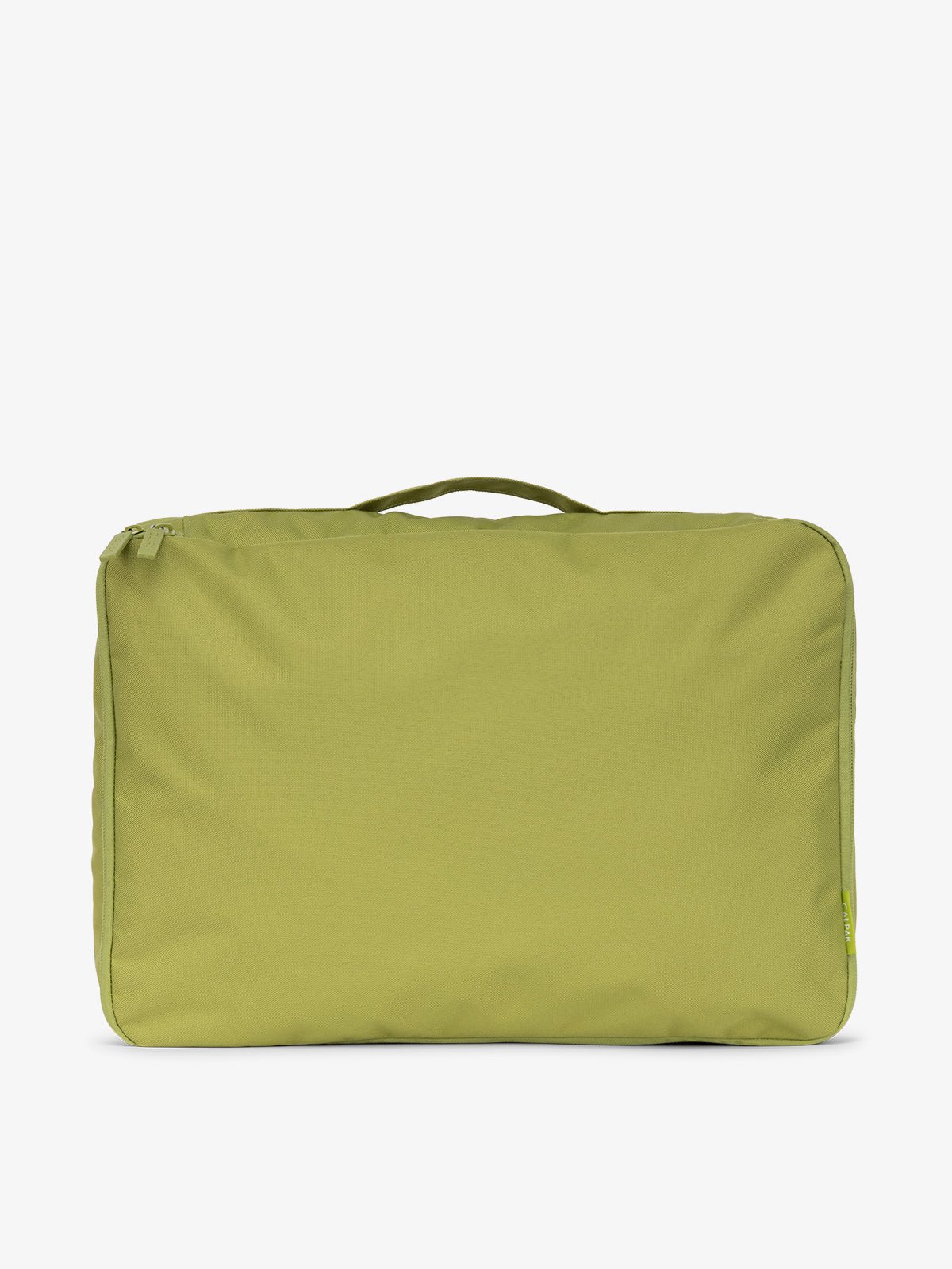 CALPAK large packing cubes with top handle in green