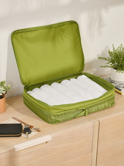 CALPAK Large Compression Packing Cubes in palm; PCL2301-PALM