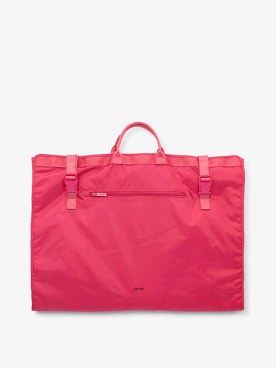 CALPAK Compakt large foldable garment bag in dragonfruit; KGL2001-DRAGONFRUIT view 1