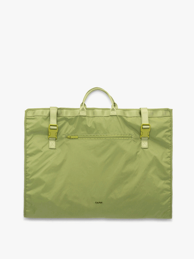 CALPAK Compakt large foldable garment bag in palm; KGL2001-PALM view 1