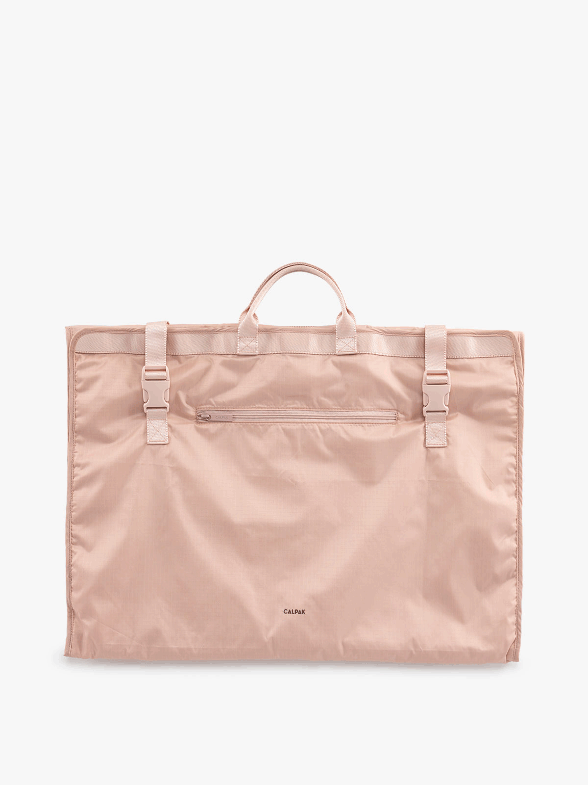 CALPAK large garment bag for travel in light pink mauve