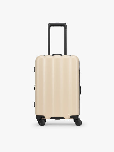 CALPAK Evry Carry-On Luggage in beige exterior and polka dot interior Polka Dot; LCO1020-POLKA-DOT view 1