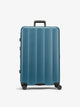CALPAK Pacific blue large luggage made from an ultra-durable polycarbonate shell and expandable by up to 2"; LCO1028-PACIFIC