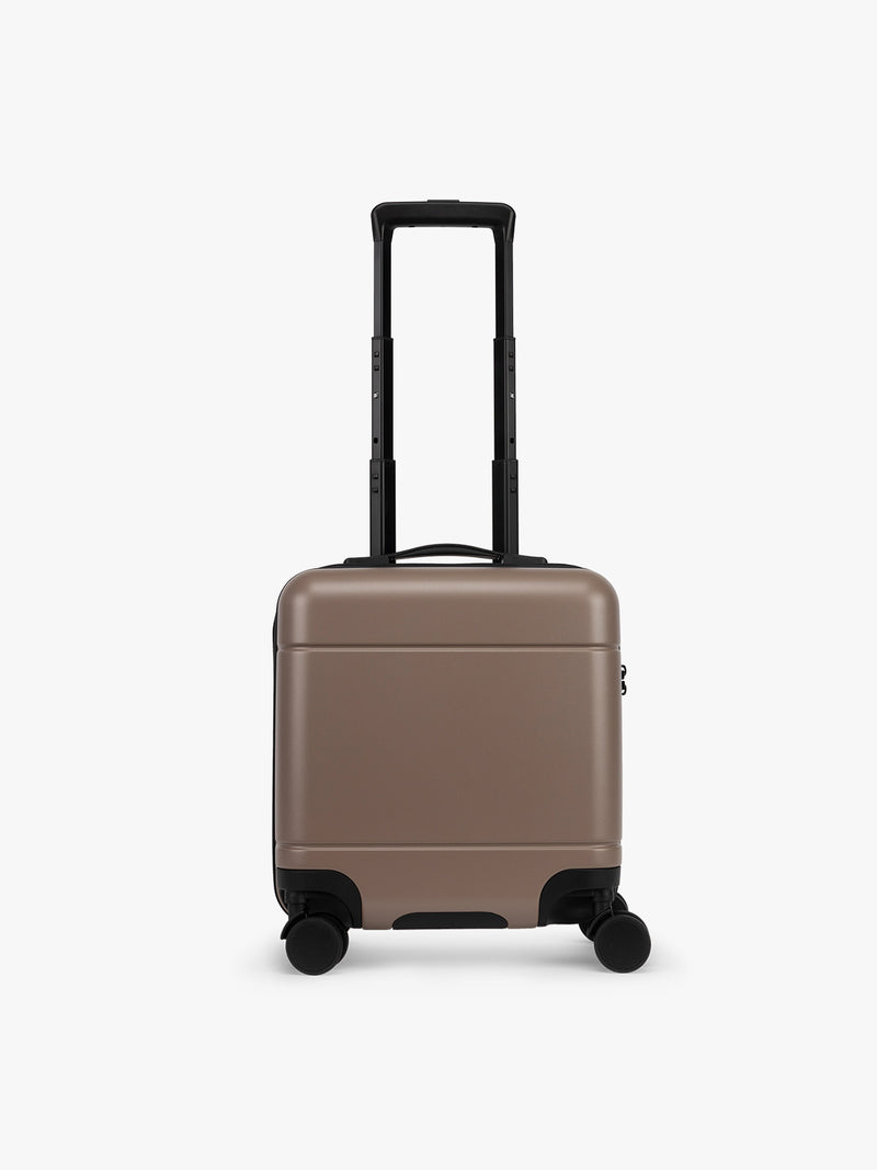 CALPAK Hue Mini Carry On Luggage in brown Chocolate
