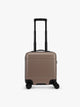 CALPAK Hue Mini Carry On Luggage in brown Chocolate;  LHU1014-CHOCOLATE