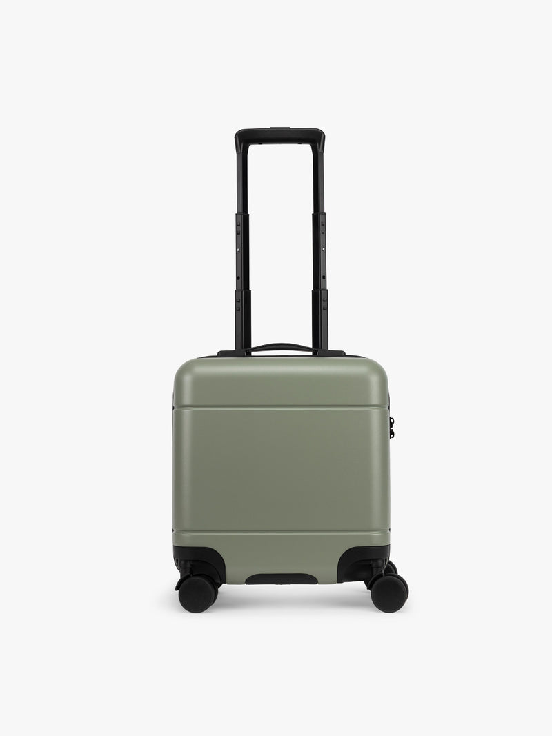 CALPAK Hue Mini Carry On Luggage in green Juniper