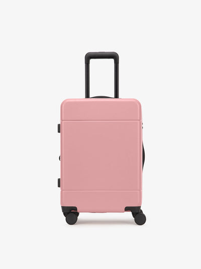 CALPAK Hue hard shell rolling carry on luggage in light pink mauve; LHU1020-NP-MAUVE view 1