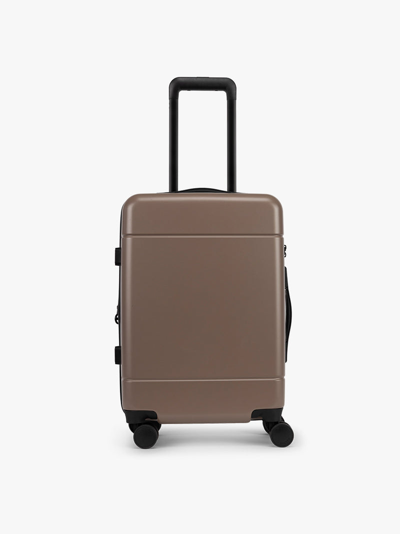 CALPAK Hue Carry On Luggage in brown Chocolate