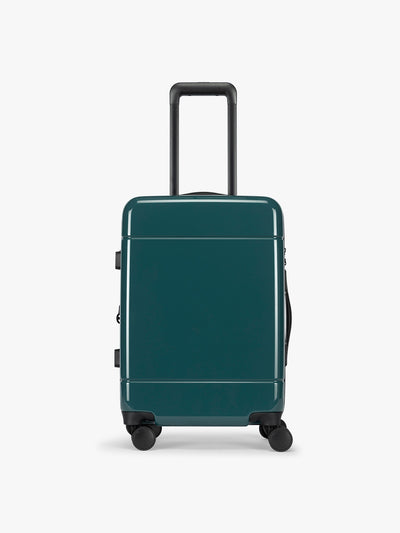 CALPAK Hue Carry On Luggage in dark green Glazed Kale; LHU1020-NP-GLAZED-KALE view 1
