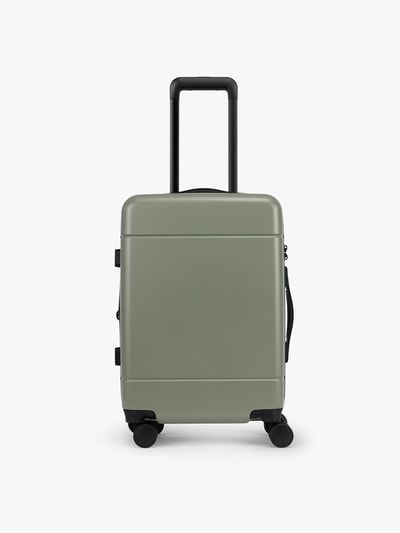 CALPAK Hue Carry On Luggage in green Juniper; LHU1020-NP-JUNIPER