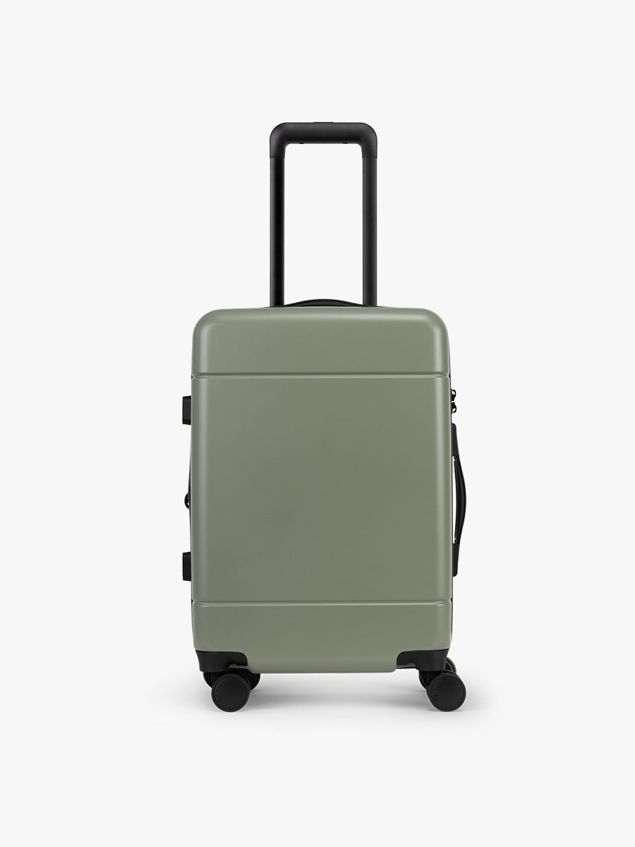 CALPAK Hue Carry On Luggage in green Juniper; LHU1020-NP-JUNIPER