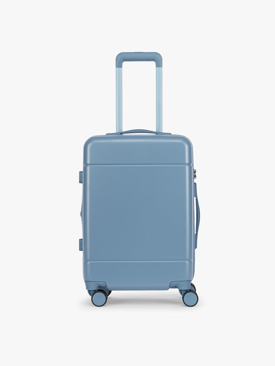 CALPAK Hue Carry On Luggage in light blue French Blue ; LHU1020-NP-FRENCH-BLUE