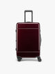 CALPAK Hue Medium Luggage in maroon Glazed Dark Cherry; LHU1024-GLAZED-DARK-CHERRY
