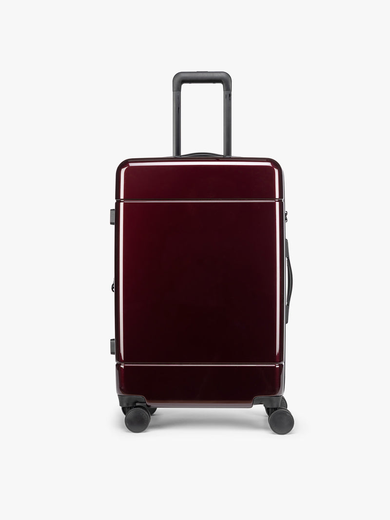 CALPAK Hue Medium Luggage in maroon Glazed Dark Cherry