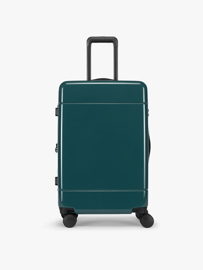 CALPAK Hue Medium Luggage in dark green Kale; LHU1024-GLAZED-KALE view 1
