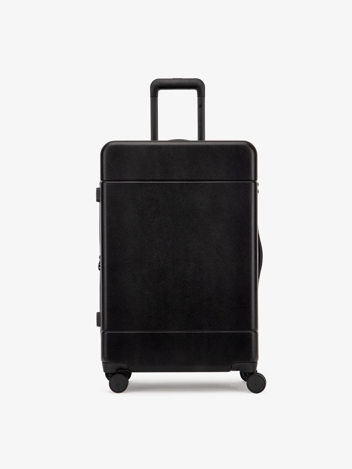 medium 26 inch hardside polycarbonate luggage in black from CALPAK Hue collection; LHU1024-BLACK
