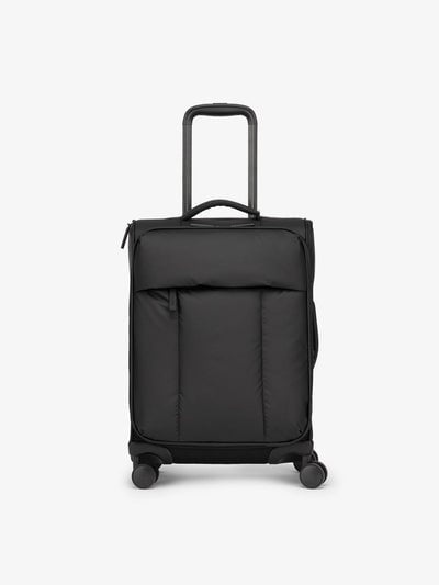 CALPAK Luka soft sided carry on luggage in black; LSM1020-MATTE-BLACK
