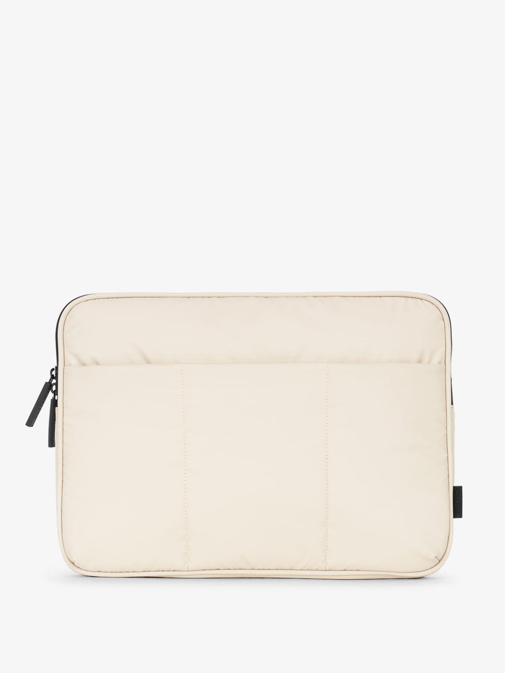 A white laptop sleeve