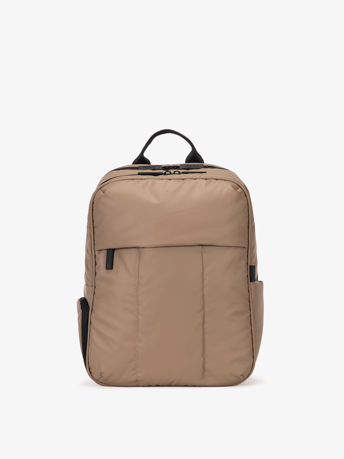 brown CALPAK Luka laptop backpack