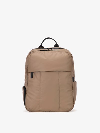 brown CALPAK Luka laptop backpack; BPL2001-CHOCOLATE