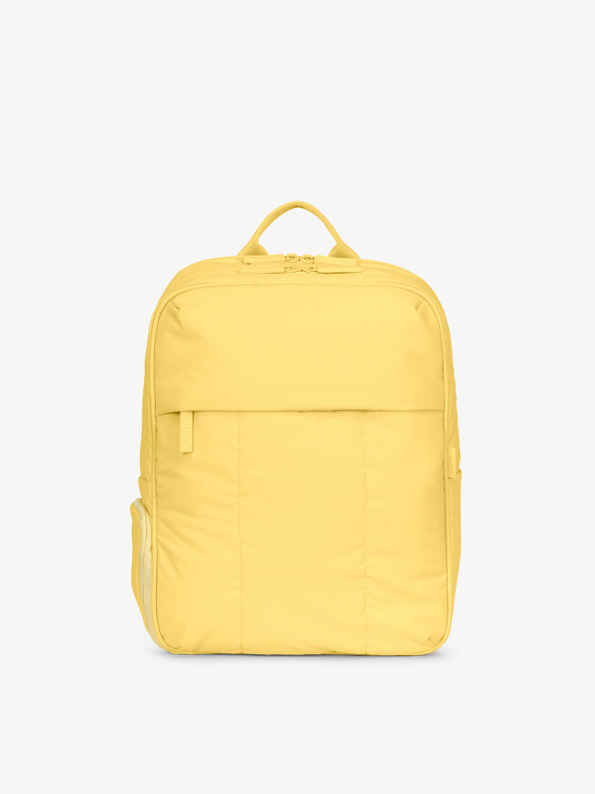 CALPAK Luka Laptop Backpack for school in butter; BPL2001-BUTTER