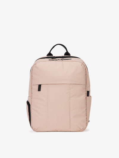 CALPAK Luka laptop backpack in pink; BPL2001-ROSE-QUARTZ view 1