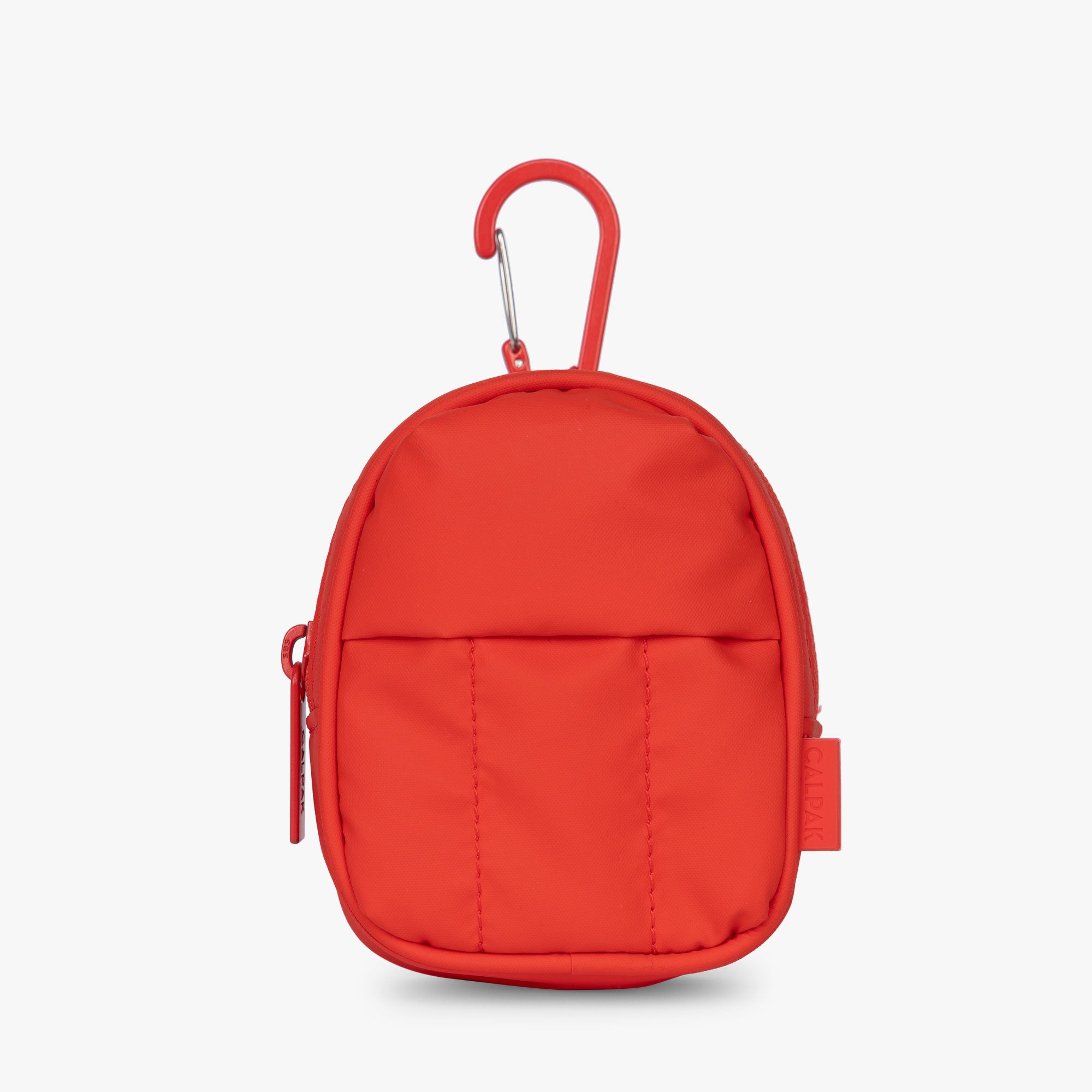 calulu ペットハグ&リュック Luka Backpack Zip Bag Charm in Tomato | CALPAK