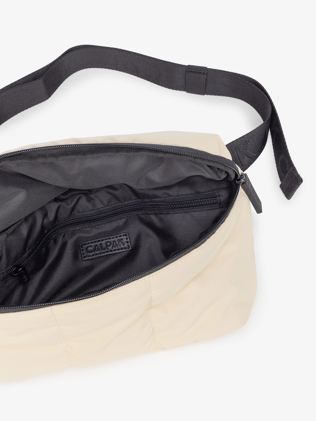 CALPAK Luka waist bag in oatmeal; BB1901-OATMEAL