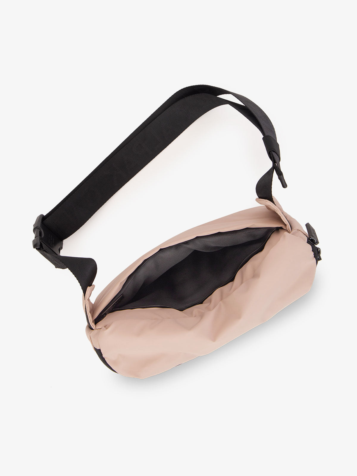 CALPAK Luka belt bag in pink; BB1901-ROSE-QUARTZ