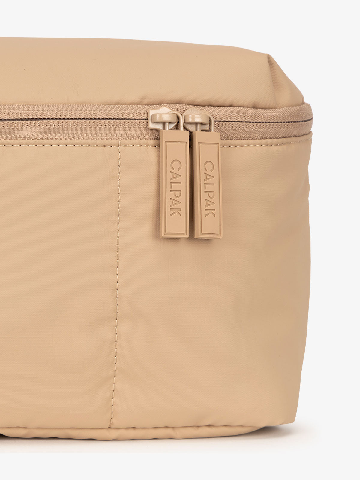 CALPAK Luka Belt Bag in monochrome brown latte; BB1901-LATTE