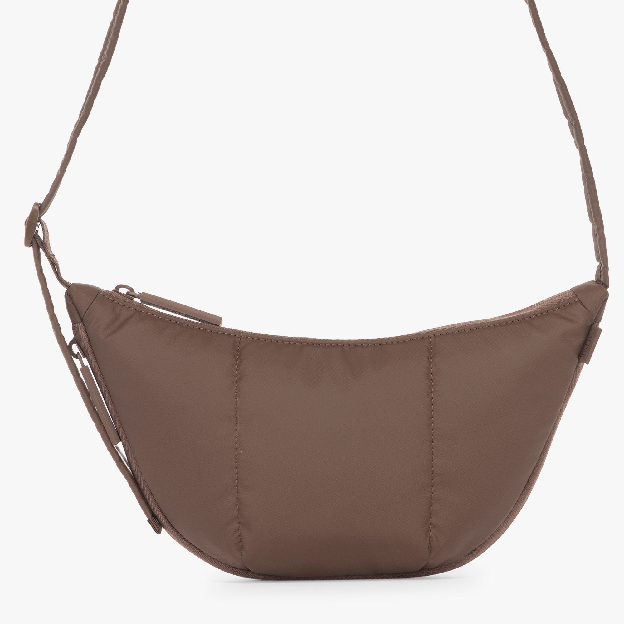 Luka Crescent Bag in Walnut | CALPAK