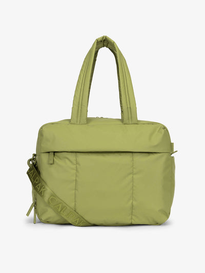 CALPAK Luka Duffel bag in pistachio green; DSM1901-PISTACHIO
