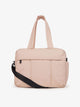 matte pink CALPAK Luka duffel bag and weekender; DSM1901-ROSE-QUARTZ