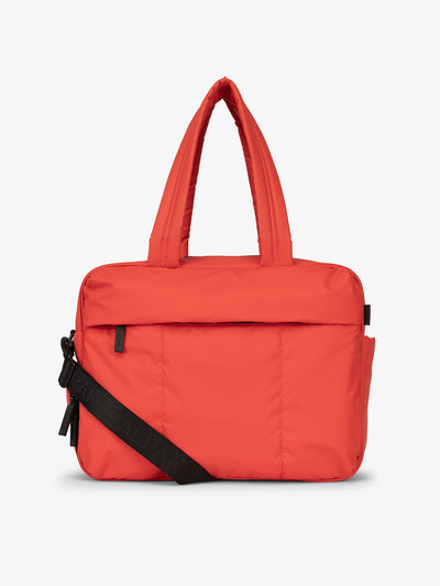 CALPAK Luka Duffel bag in rouge; DSM1901-ROUGE view 1