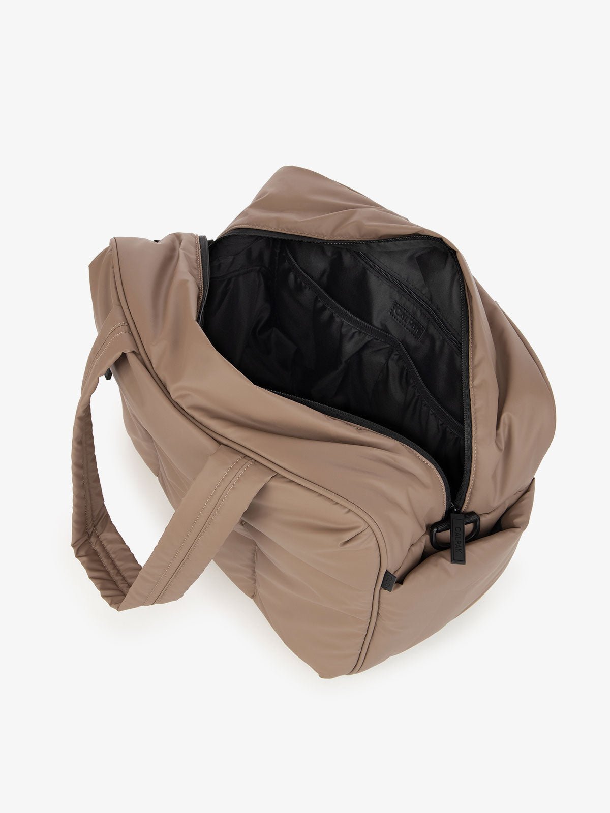 brown CALPAK Luka duffel bag