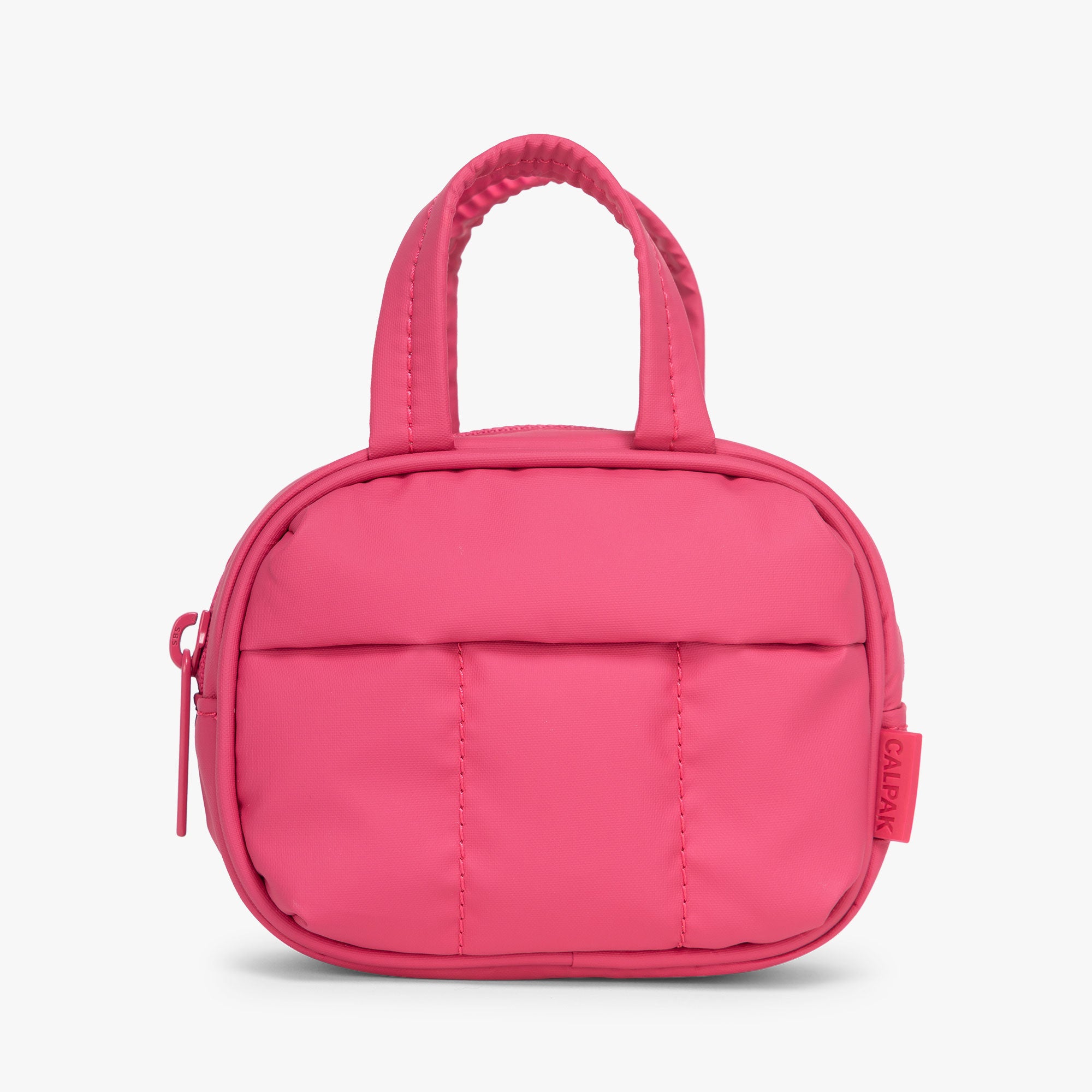 Luka Duffel Zip Bag Charm in Dragonfruit | CALPAK