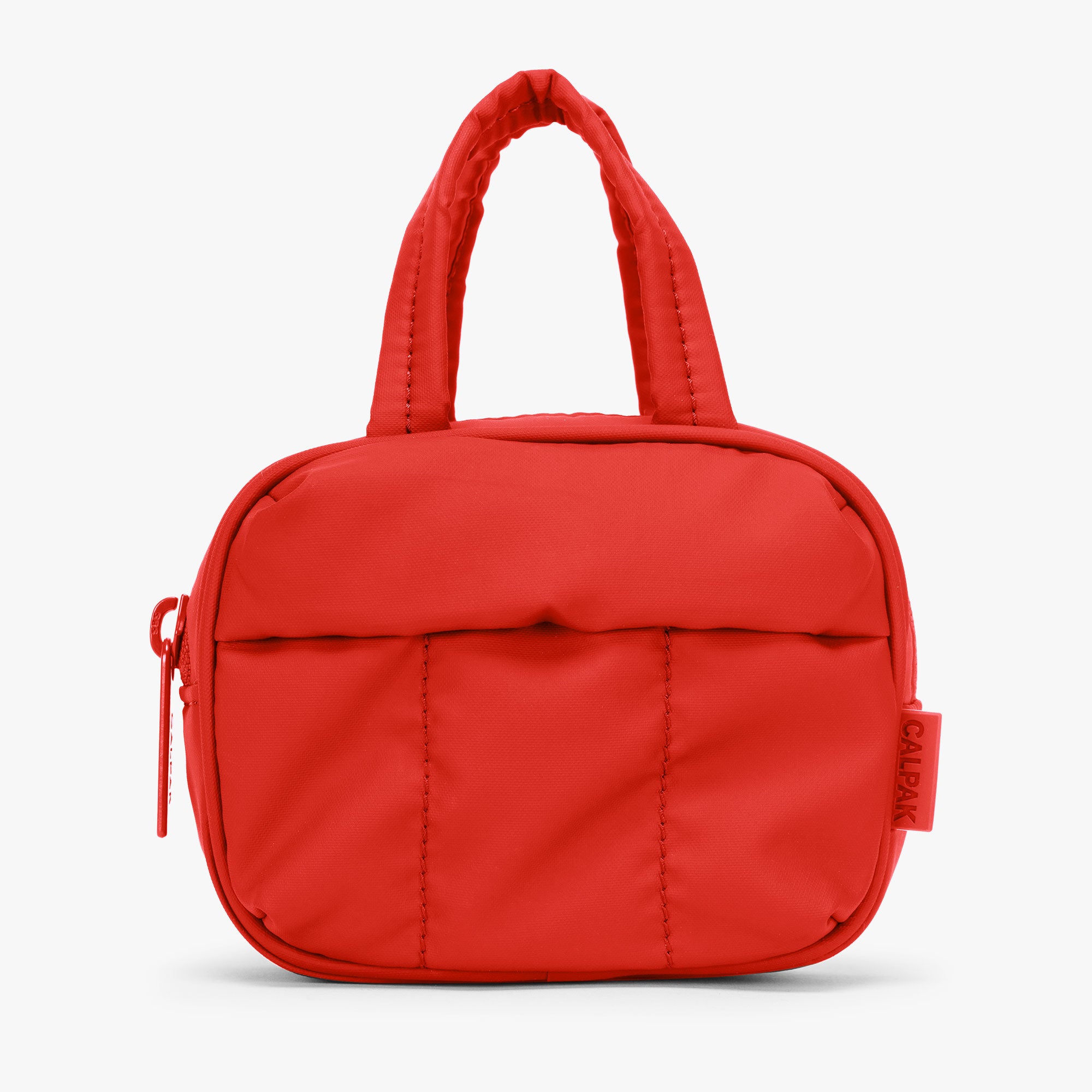 Luka Duffel Zip Bag Charm in Tomato | CALPAK