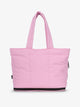 CALPAK Luka expandable shoulder tote bag with laptop compartment in bubblegum; ALT2201-BUBBLEGUM