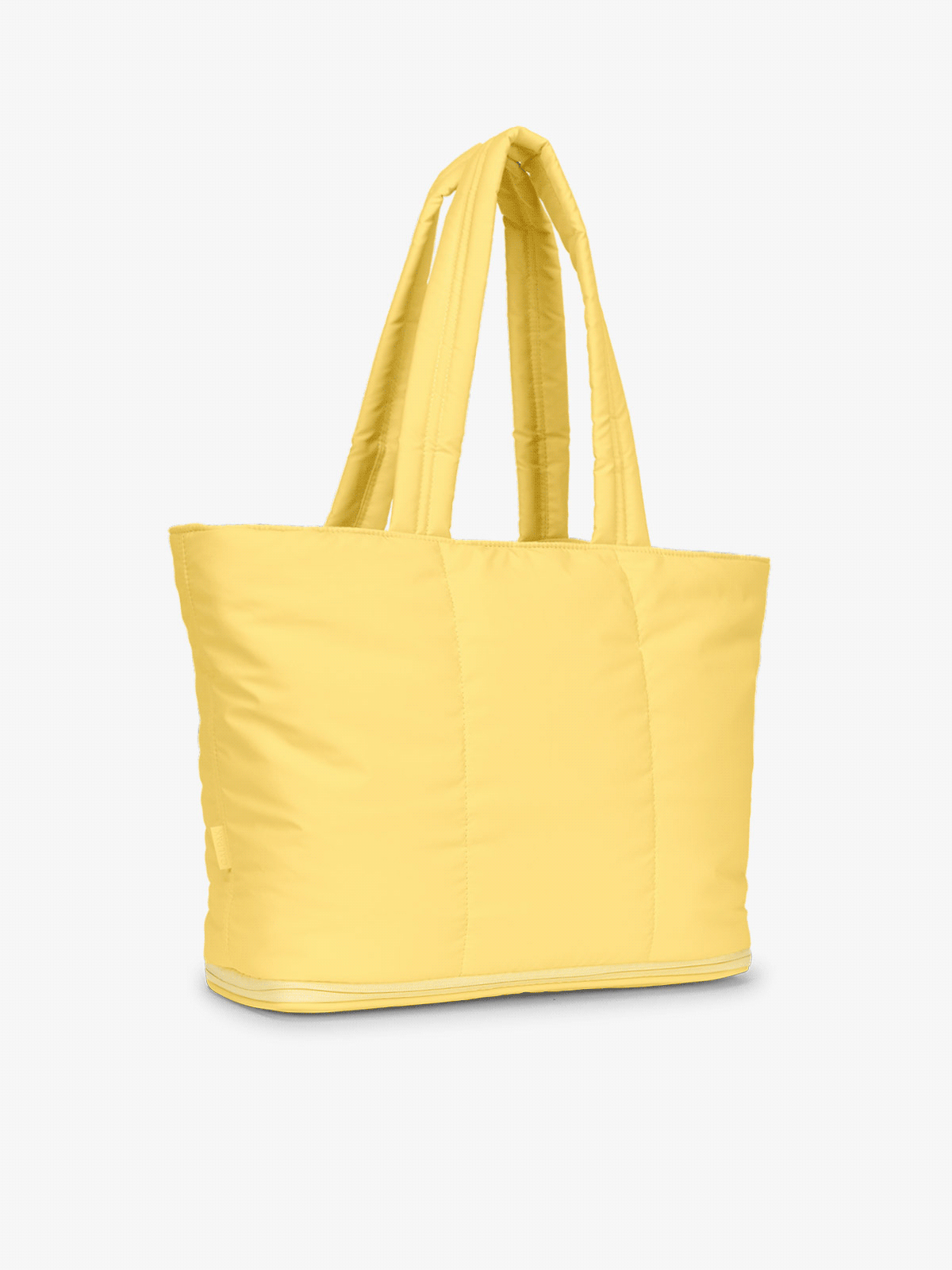 CALPAK Luka expandable laptop tote in butter; ALT2201-BUTTER