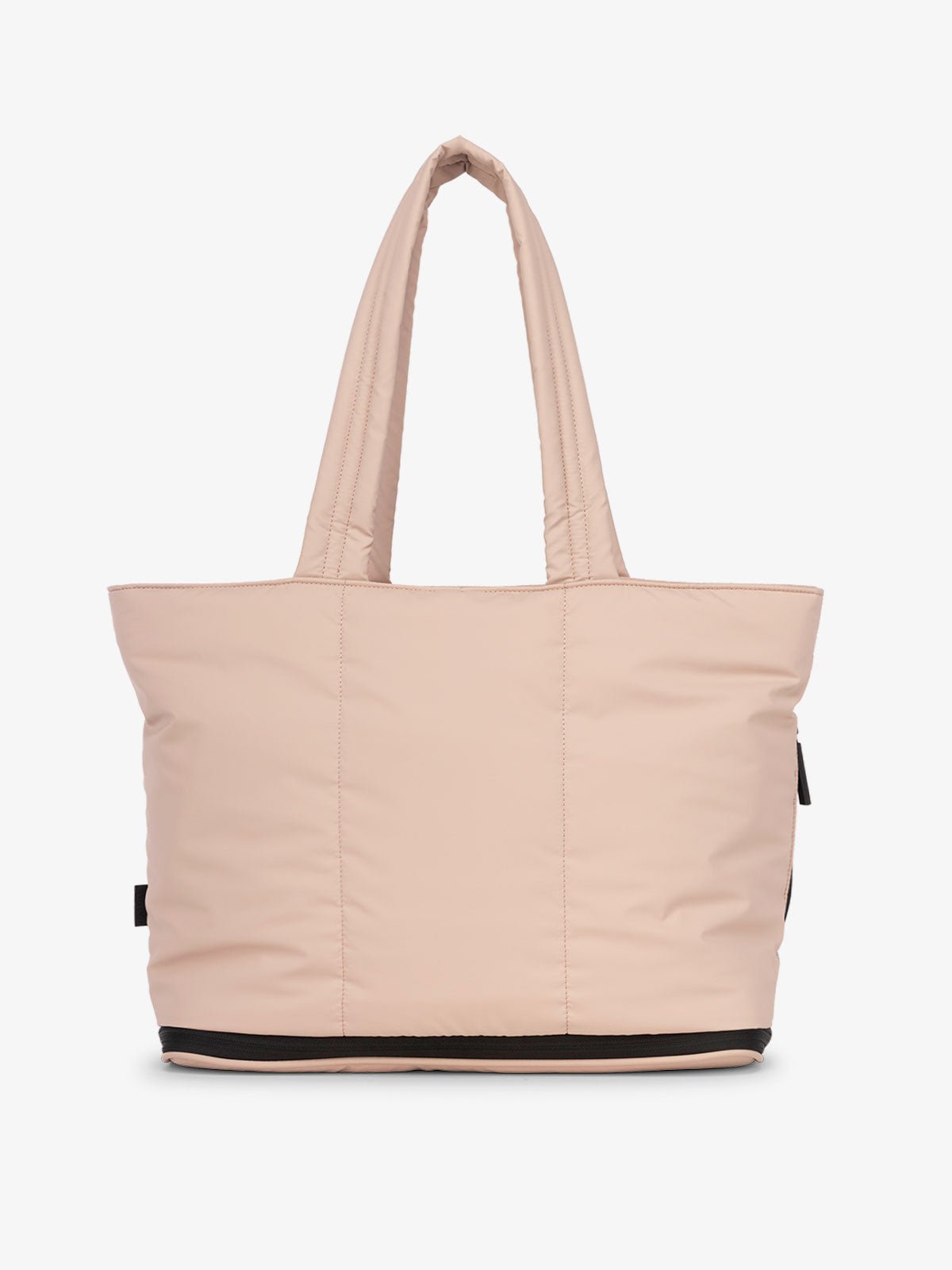 CALPAK Luka expandable laptop tote bag in light pink