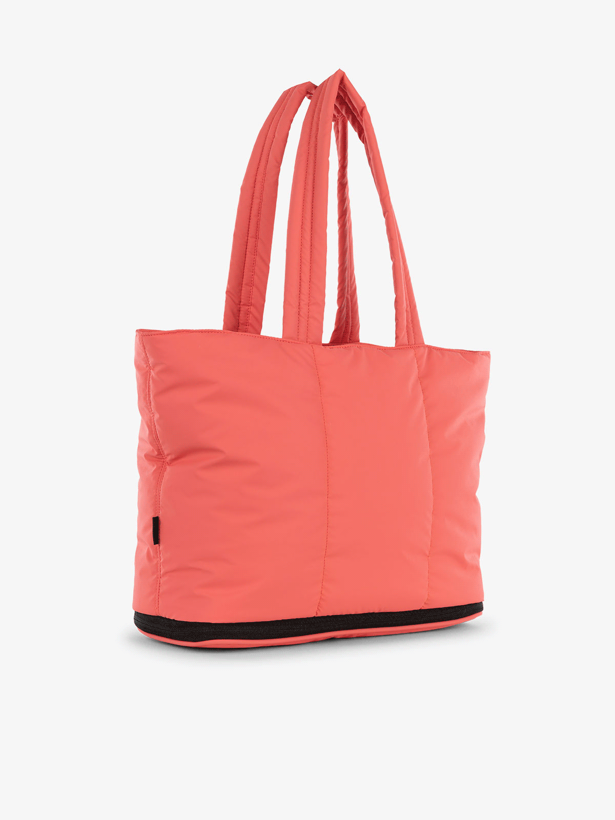 CALPAK Luka expandable laptop tote in watermelon; ALT2201-WATERMELON