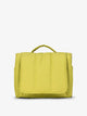CALPAK Luka Hanging Toiletry Bag with carrying handle in green celery; TLH2301-CELERY
