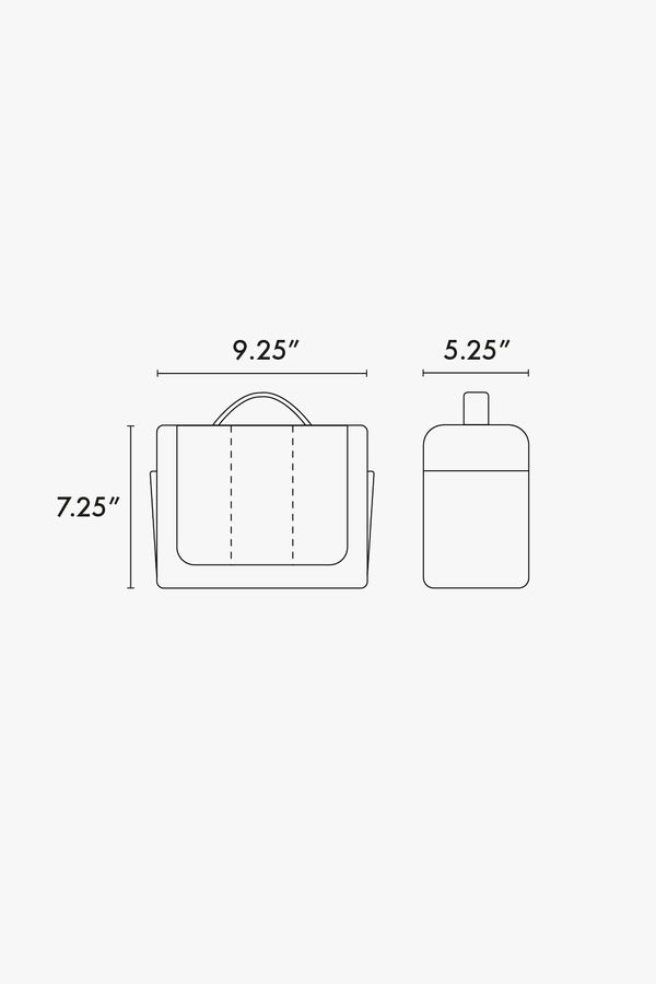 CALPAK Luka Hanging Toiletry Bag dimensions
