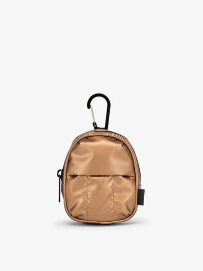 CALPAK Luka key pouch with carabiner clip in copper; AMB2201-COPPER view 1